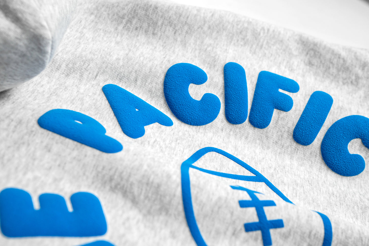 Pacific Power Puff Hoodie - Heather White