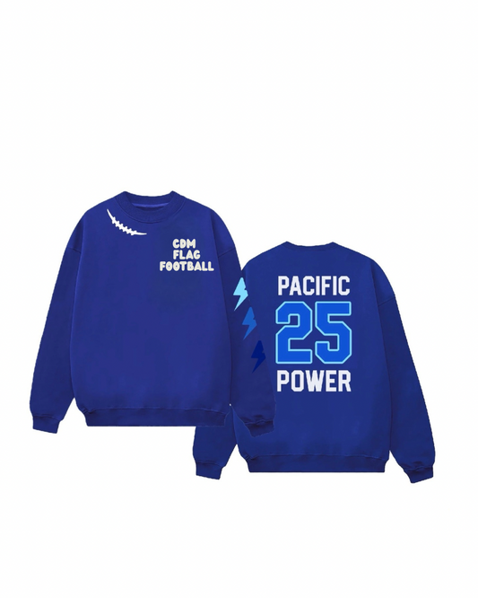 Pacific Power Unisex Crewneck - Royal Blue
