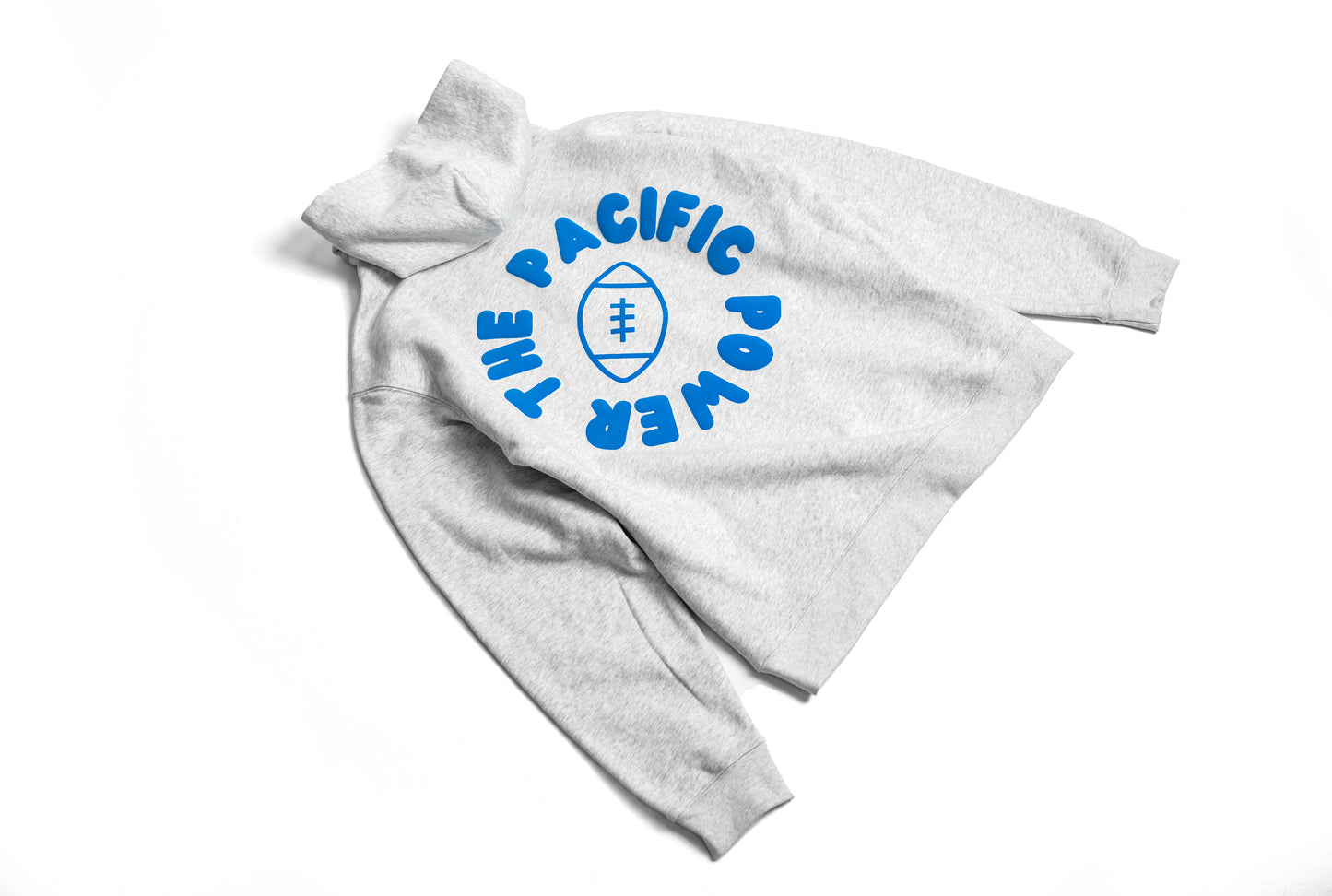 Pacific Power Puff Hoodie - Heather White