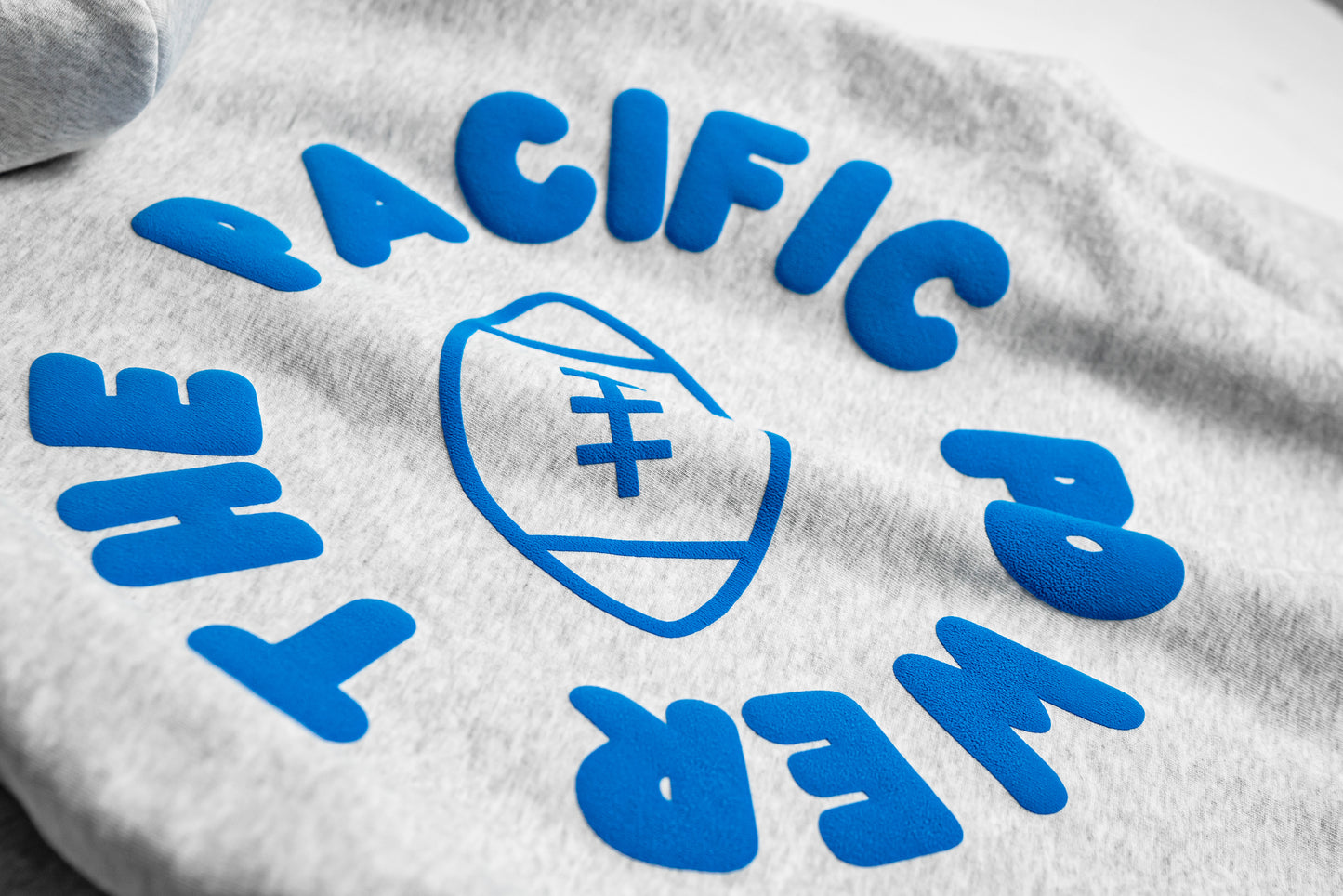 Pacific Power Puff Hoodie - Heather White