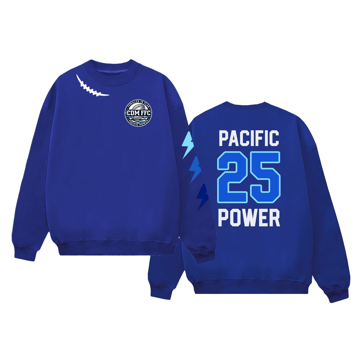 Pacific Power Unisex Crewneck - Royal Blue